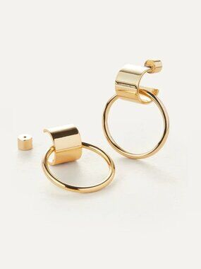 Jenny Bird Faye Knockers Hoop Earrings + Free Landy Statement Style Earrings.